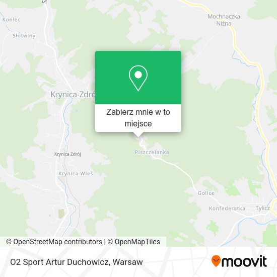 Mapa O2 Sport Artur Duchowicz