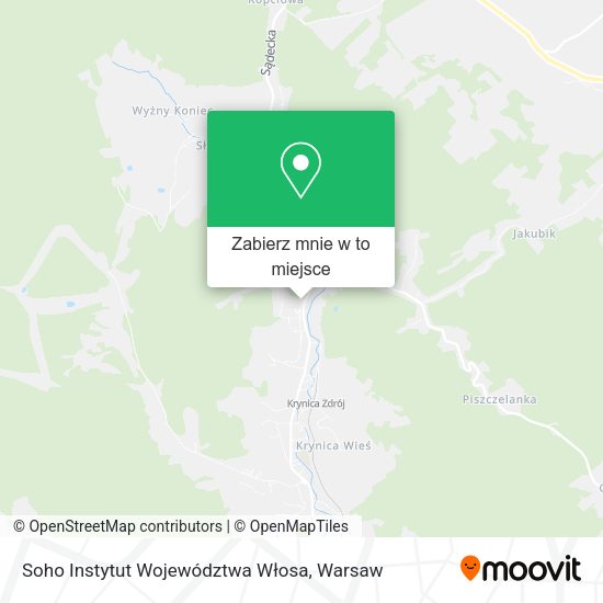 Mapa Soho Instytut Województwa Włosa