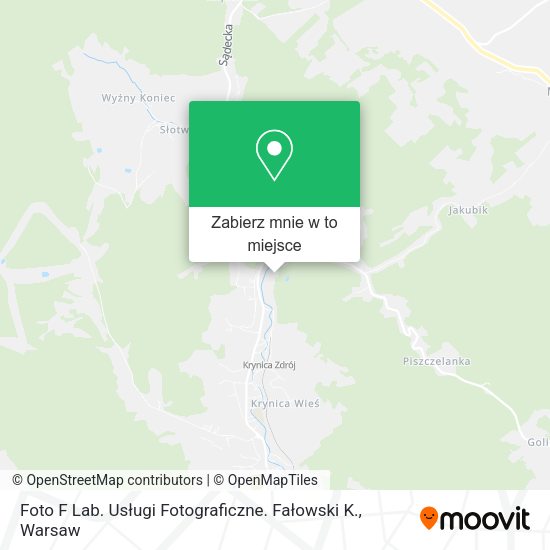 Mapa Foto F Lab. Usługi Fotograficzne. Fałowski K.