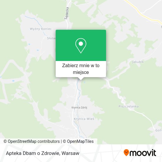 Mapa Apteka Dbam o Zdrowie