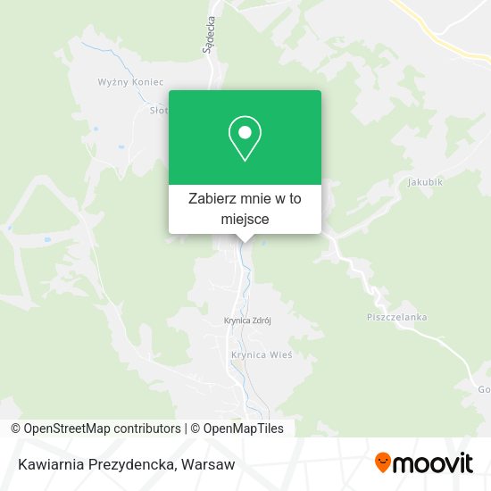 Mapa Kawiarnia Prezydencka