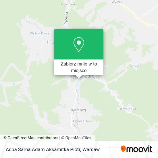 Mapa Aspa Sarna Adam Aksamitka Piotr