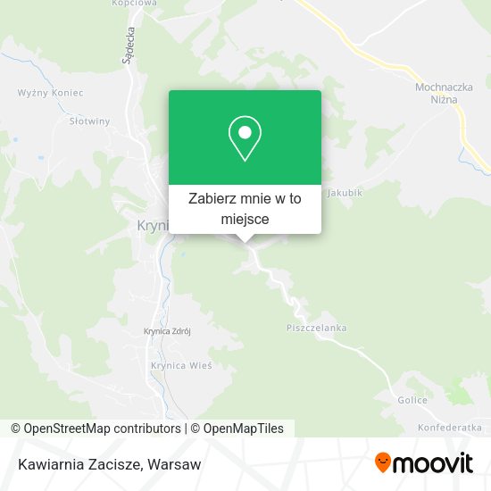 Mapa Kawiarnia Zacisze