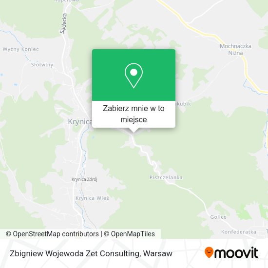 Mapa Zbigniew Wojewoda Zet Consulting