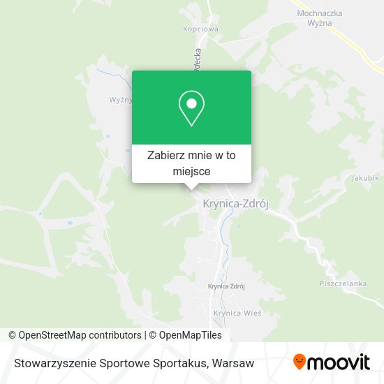 Mapa Stowarzyszenie Sportowe Sportakus