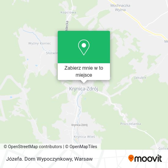 Mapa Józefa. Dom Wypoczynkowy