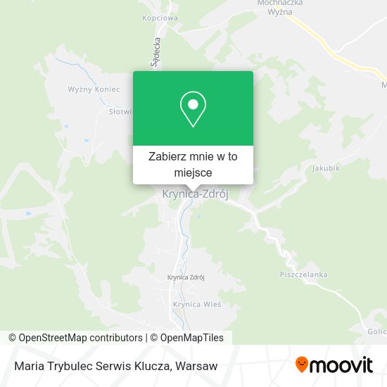 Mapa Maria Trybulec Serwis Klucza