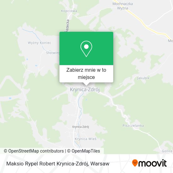 Mapa Maksio Rypel Robert Krynica-Zdrój