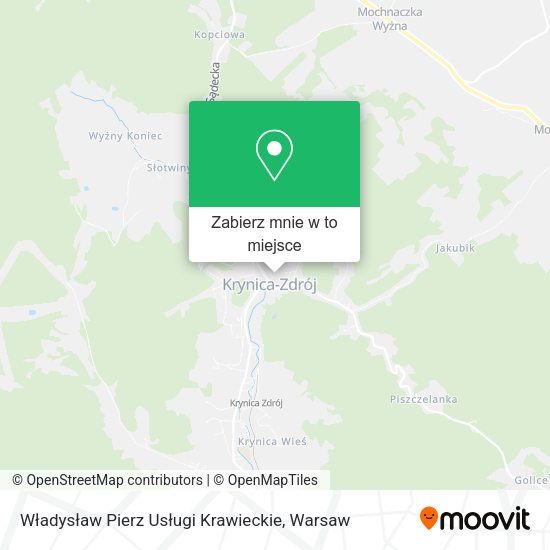 Mapa Władysław Pierz Usługi Krawieckie