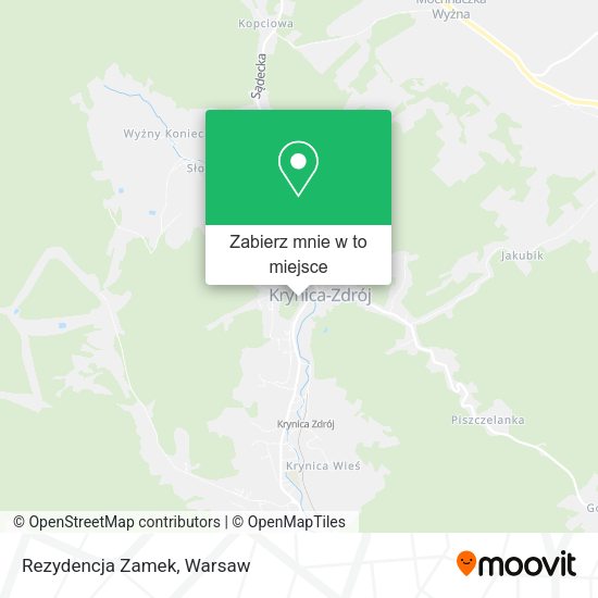 Mapa Rezydencja Zamek