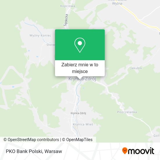 Mapa PKO Bank Polski