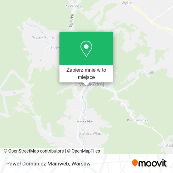 Mapa Paweł Domanicz Mainweb