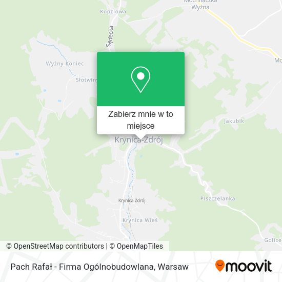 Mapa Pach Rafał - Firma Ogólnobudowlana