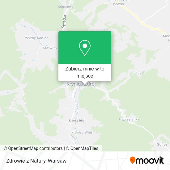 Mapa Zdrowie z Natury