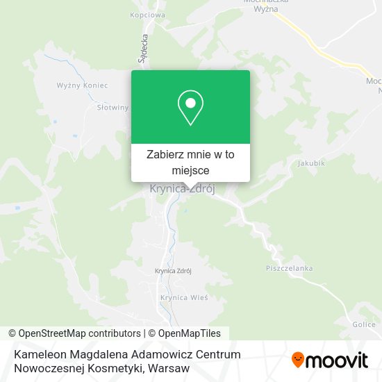 Mapa Kameleon Magdalena Adamowicz Centrum Nowoczesnej Kosmetyki