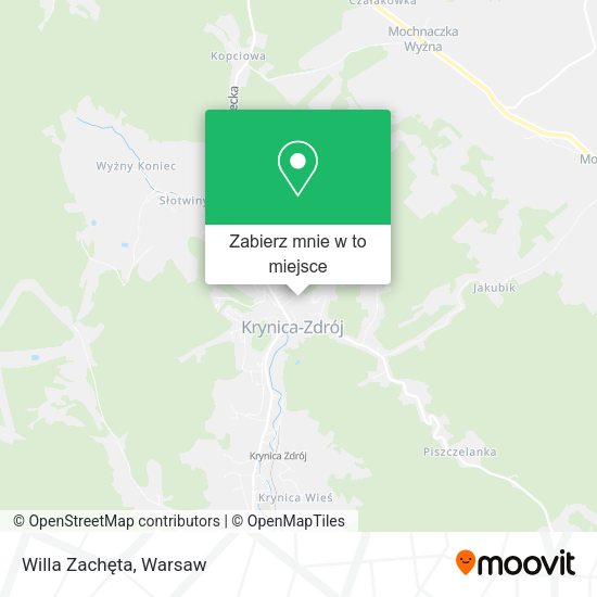 Mapa Willa Zachęta