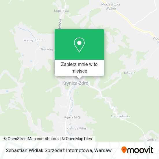 Mapa Sebastian Widlak Sprzedaż Internetowa