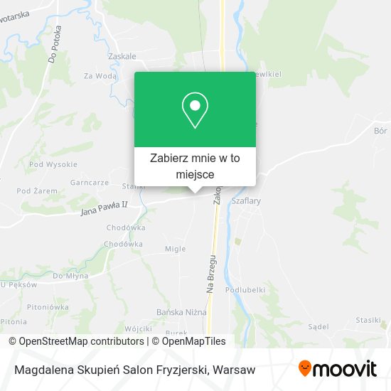 Mapa Magdalena Skupień Salon Fryzjerski