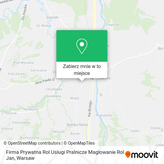 Mapa Firma Prywatna Rol Uslugi Pralnicze Maglowanie Rol Jan