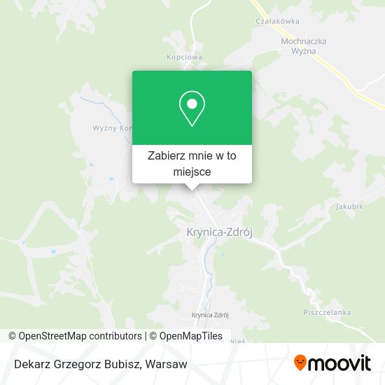 Mapa Dekarz Grzegorz Bubisz