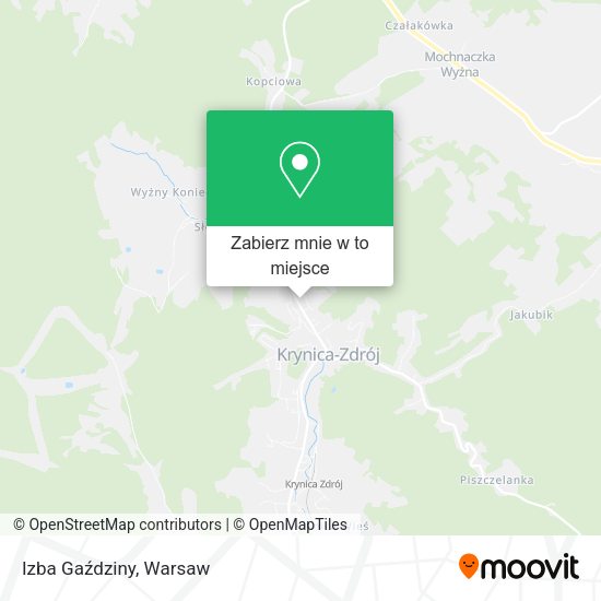 Mapa Izba Gaździny