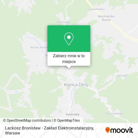 Mapa Lackosz Bronisław - Zakład Elektroinstalacyjny