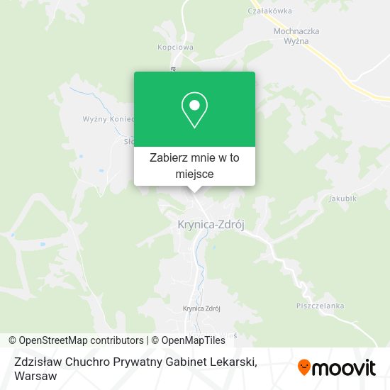 Mapa Zdzisław Chuchro Prywatny Gabinet Lekarski