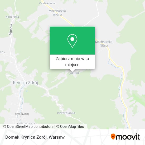 Mapa Domek Krynica Zdrój