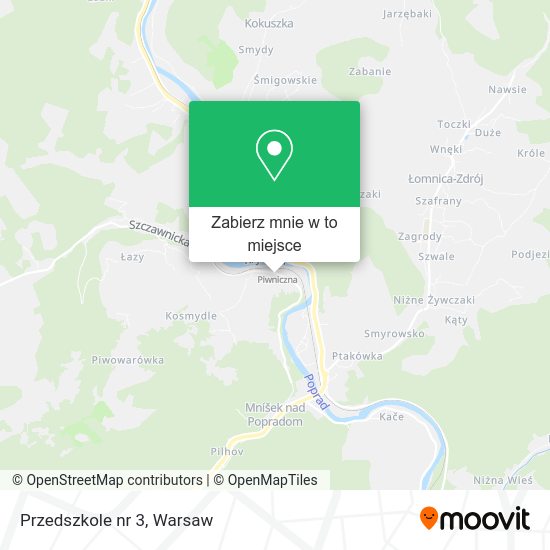 Mapa Przedszkole nr 3