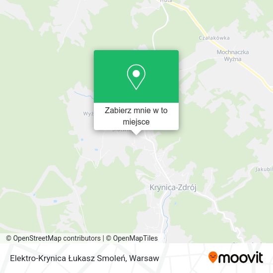 Mapa Elektro-Krynica Łukasz Smoleń