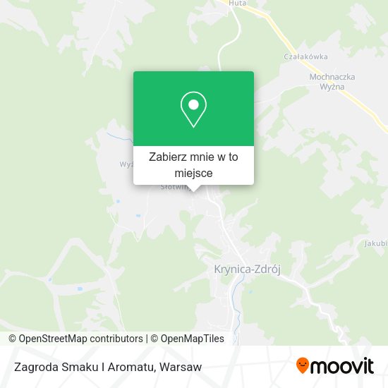 Mapa Zagroda Smaku I Aromatu