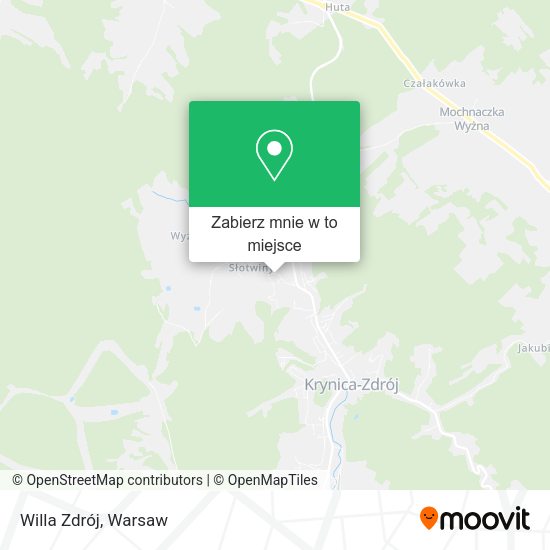 Mapa Willa Zdrój