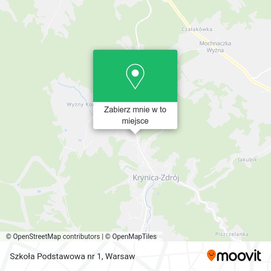 Mapa Szkoła Podstawowa nr 1