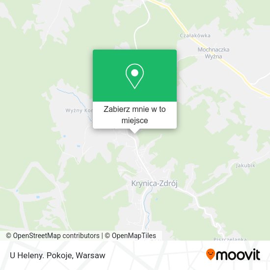 Mapa U Heleny. Pokoje