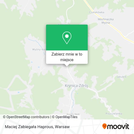 Mapa Maciej Zabiegała Haprous