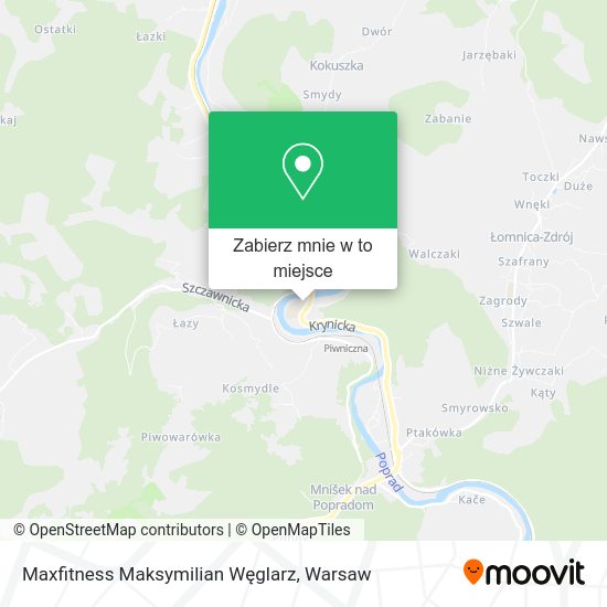 Mapa Maxfitness Maksymilian Węglarz