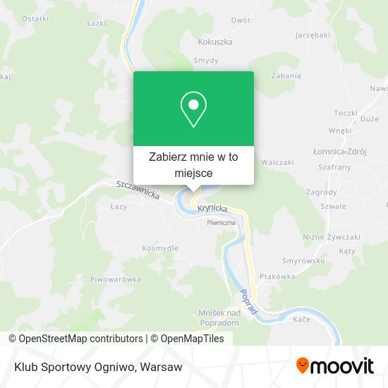 Mapa Klub Sportowy Ogniwo