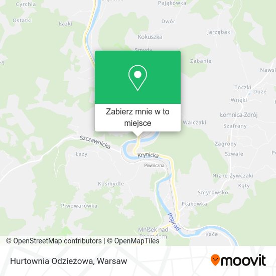 Mapa Hurtownia Odzieżowa