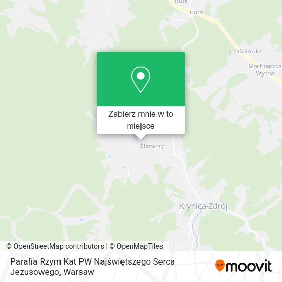 Mapa Parafia Rzym Kat PW Najświętszego Serca Jezusowego