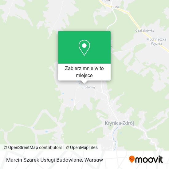 Mapa Marcin Szarek Usługi Budowlane