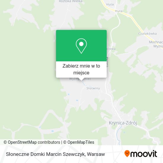 Mapa Słoneczne Domki Marcin Szewczyk