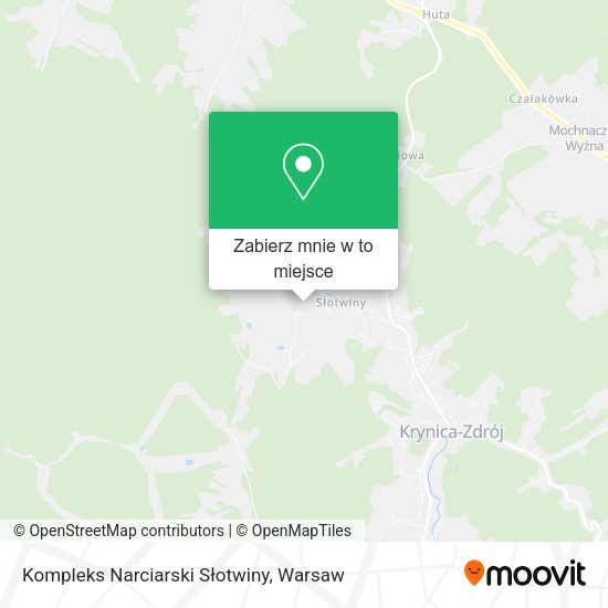 Mapa Kompleks Narciarski Słotwiny