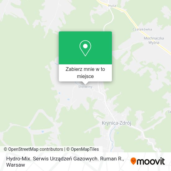 Mapa Hydro-Mix. Serwis Urządzeń Gazowych. Ruman R.