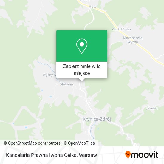 Mapa Kancelaria Prawna Iwona Celka