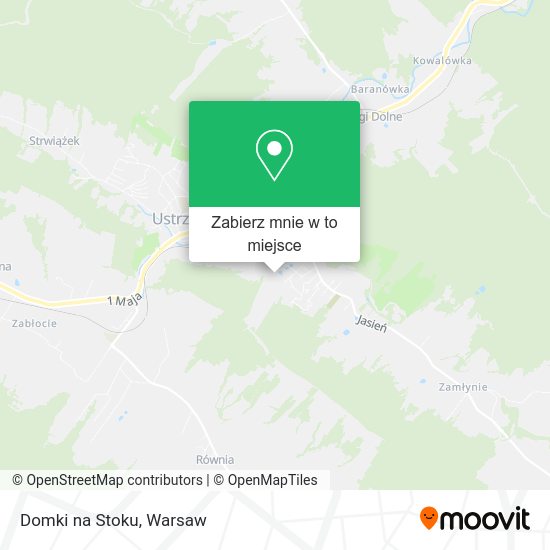 Mapa Domki na Stoku