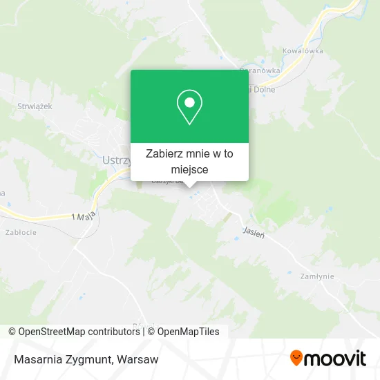 Mapa Masarnia Zygmunt