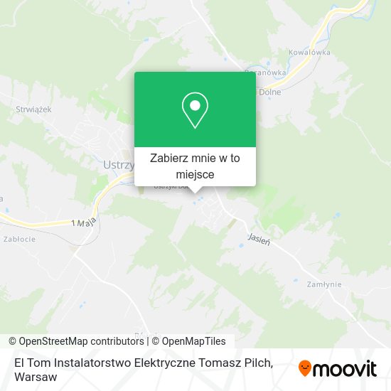 Mapa El Tom Instalatorstwo Elektryczne Tomasz Pilch