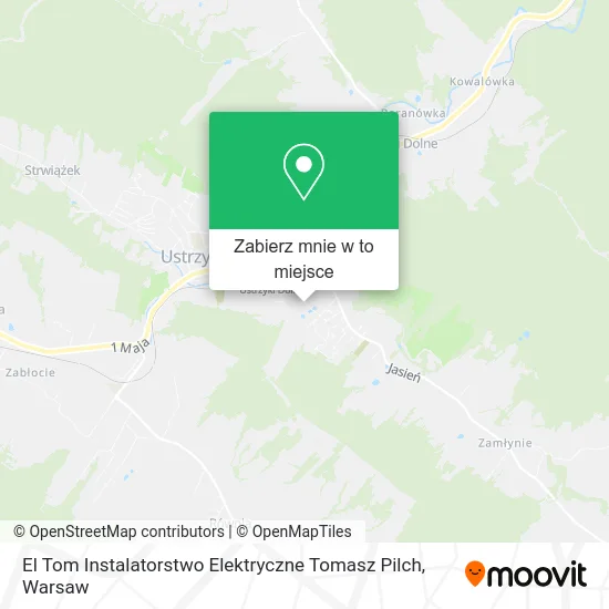 Mapa El Tom Instalatorstwo Elektryczne Tomasz Pilch