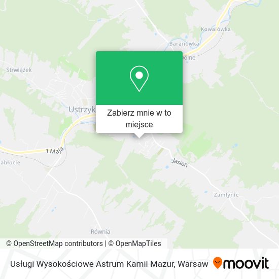 Mapa Usługi Wysokościowe Astrum Kamil Mazur