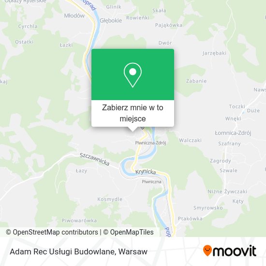 Mapa Adam Rec Usługi Budowlane